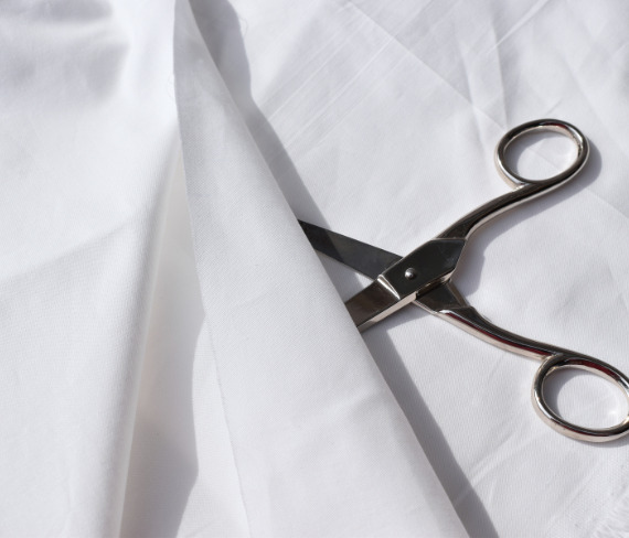 white light twill fabric gots certified