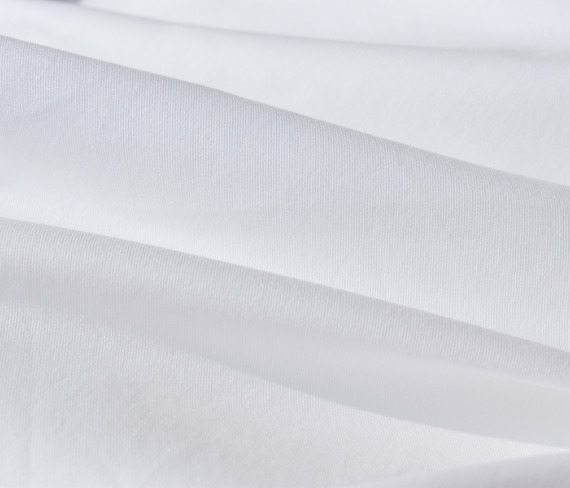 white light twill fabric gots certified