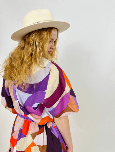 Beach dress from Linen with Cotton