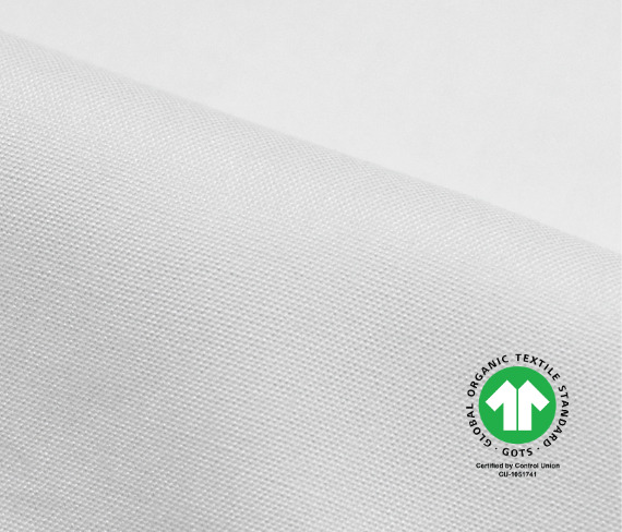 white cotton canvas fabric available to print on